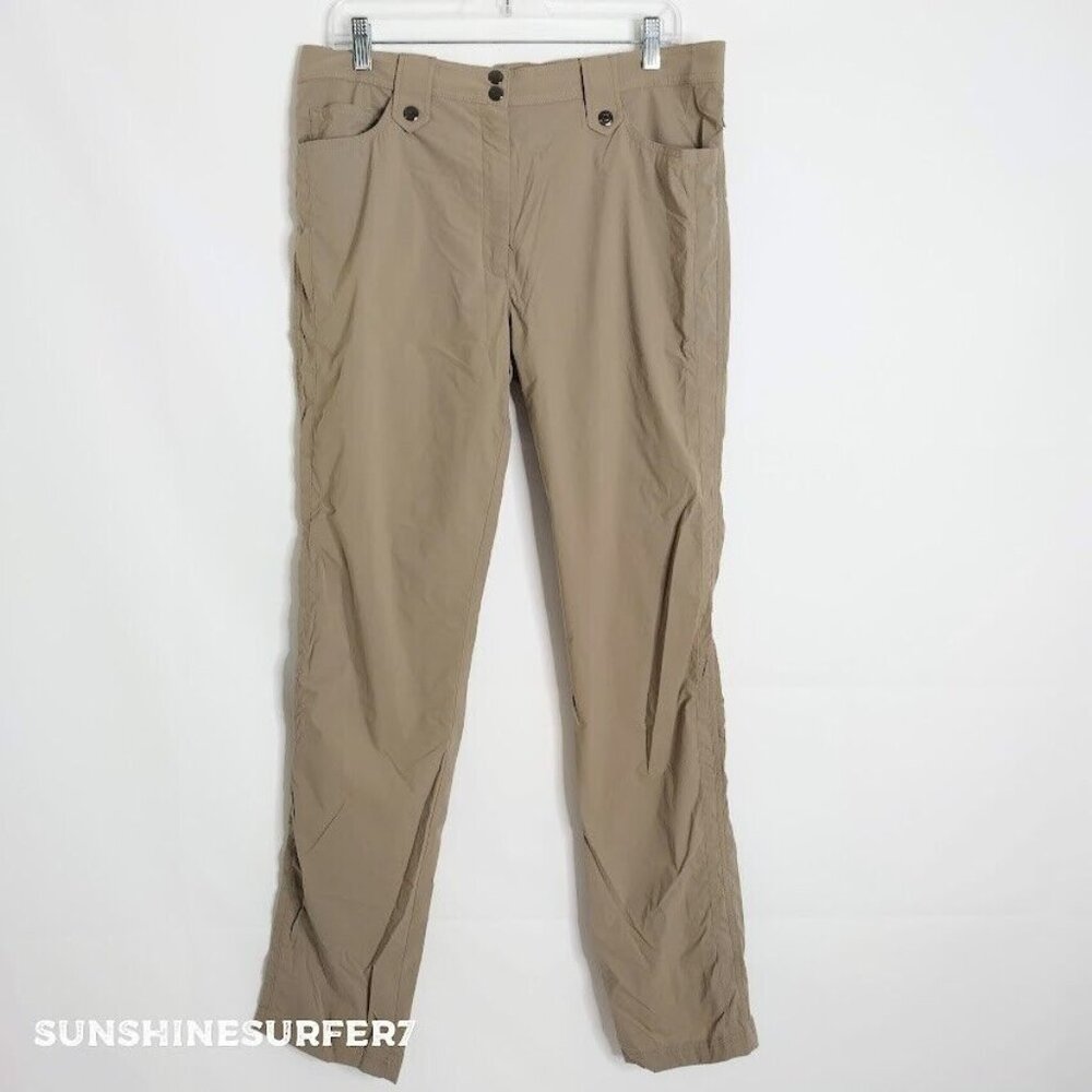 Anatomie Womens XL Snapped Buttoned Zip Slip-On Straight Leg Pants Inseam 32.5"
